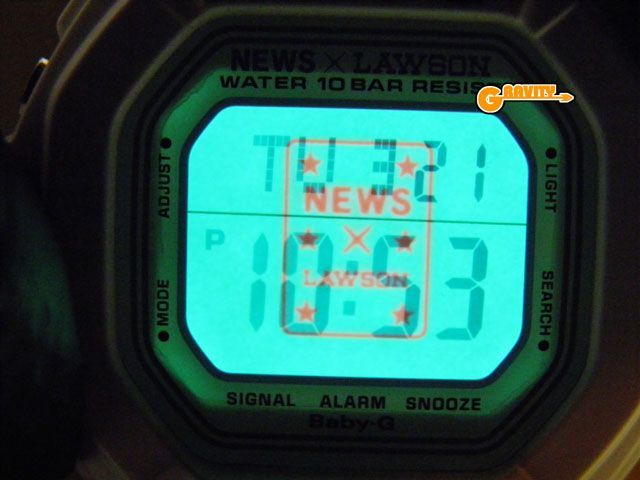 Baby-G ベイビージー　BG-5600BK NEWS LAWSON CASIO(カシオ)Baby-G(ベイビージー）BG-5600BK NEWS×LAWSON 2009