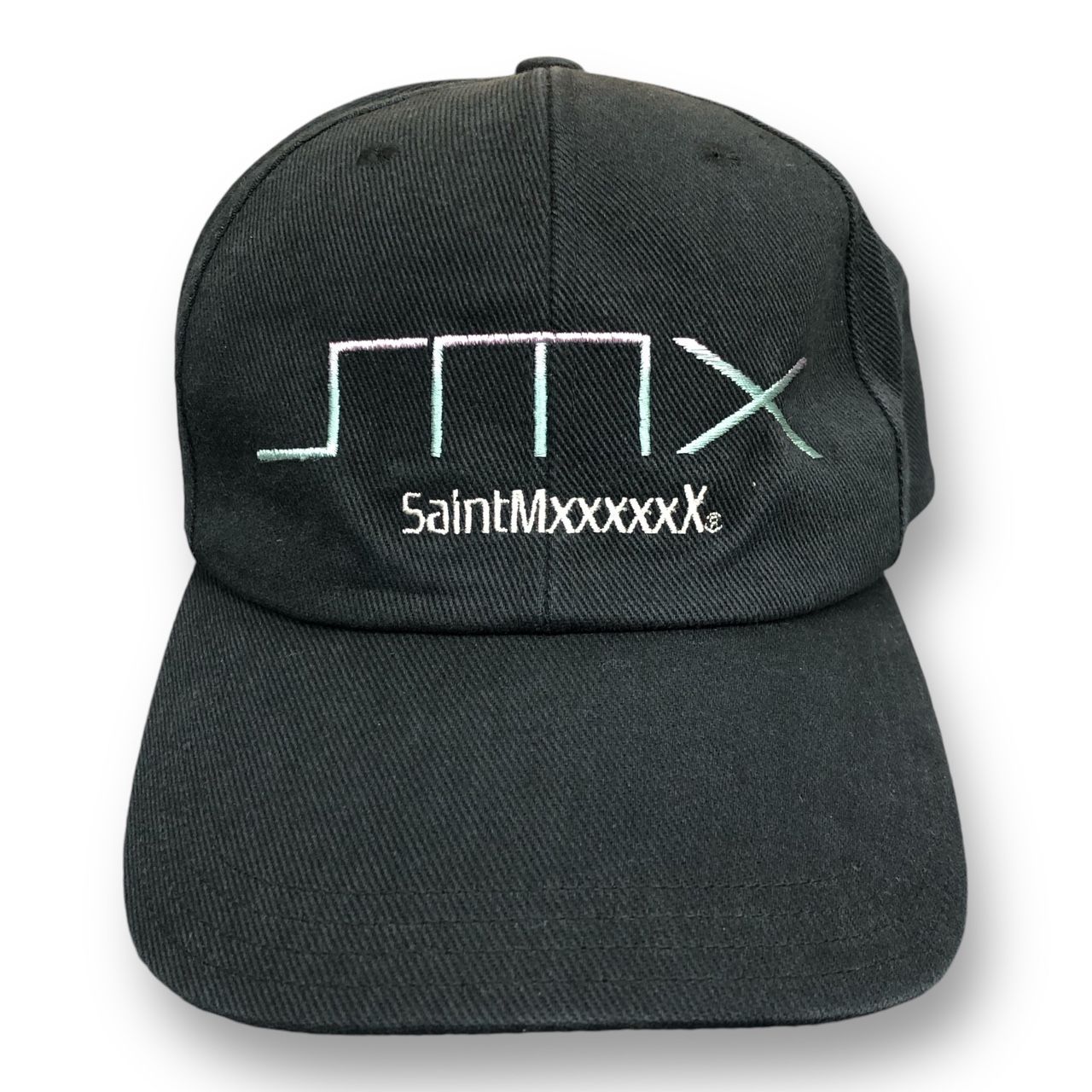 未使用品 SAINT MICHAEL 24SS CAP SMX6 ロゴ刺繍 キャップ 帽子 セント 