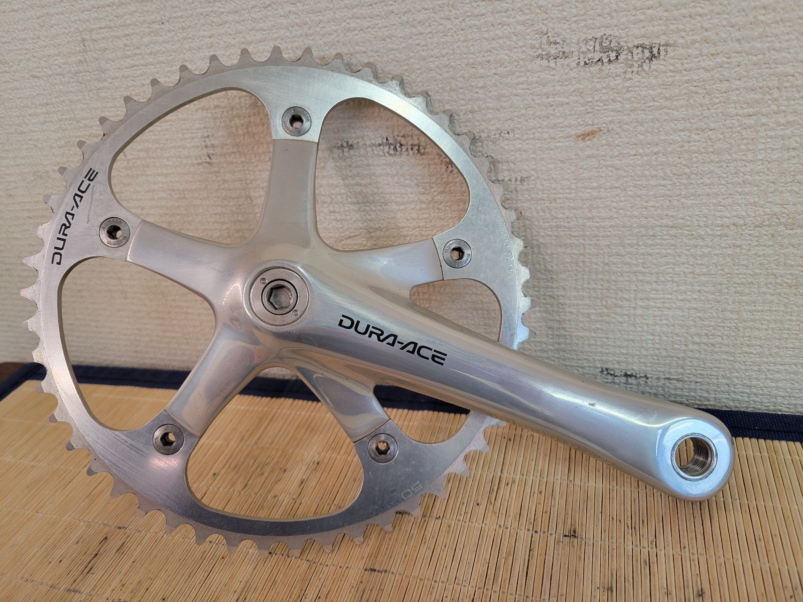 □ 良品!! SHIMANO FC-7710 167.5mm DURA-ACE NJS 50t シマノ クランクセット ピスト トラック  同梱発送承中!! T-268 - メルカリ