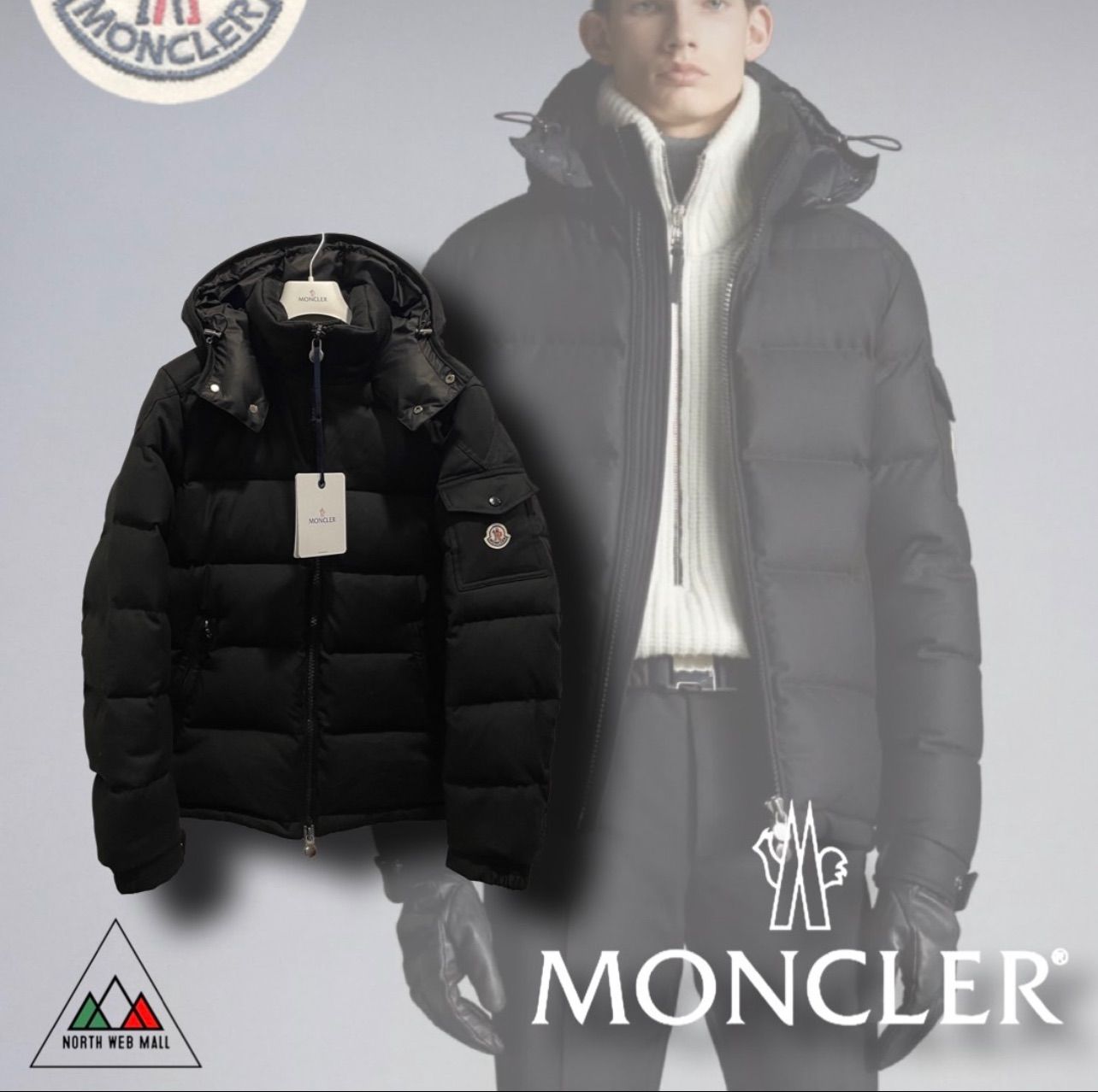 2020年モデル Moncler Montgenevre モンジュネーブル　 ブラック