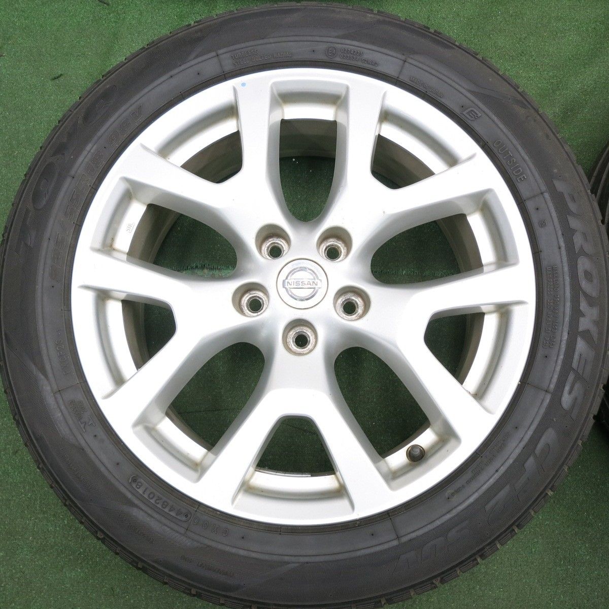 *送料無料* 4本価格★日産 T31 エクストレイル 純正 225/55R18 トーヨー プロクセス CF2 SUV 18インチ PCD114.3/5H★4062601HAノ