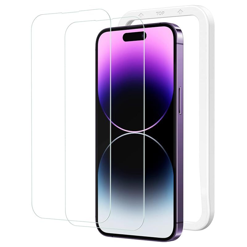 NIMASO ガラスフィルム iPhone 14 Pro 用 保護フィルム 強化 NIMASO ガラスフィルム iPhone 14 Pro 用 保護フィルム 強化