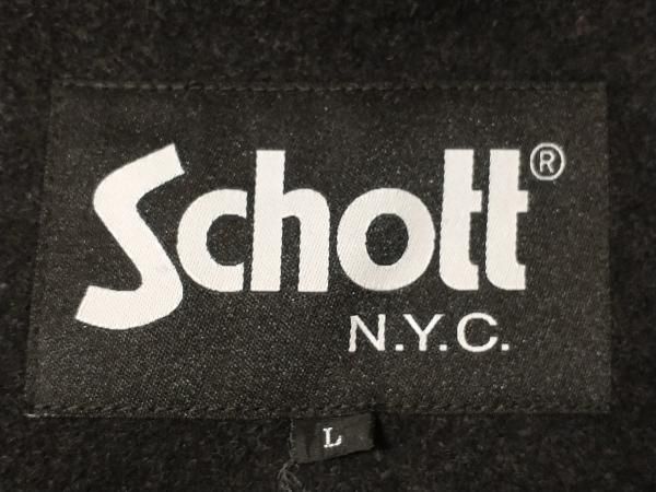 Schott N.Y.C ショット WOOL MILITARY COAT ウールミリタリーコート 3112069 ブラック系 サイズL - メルカリ