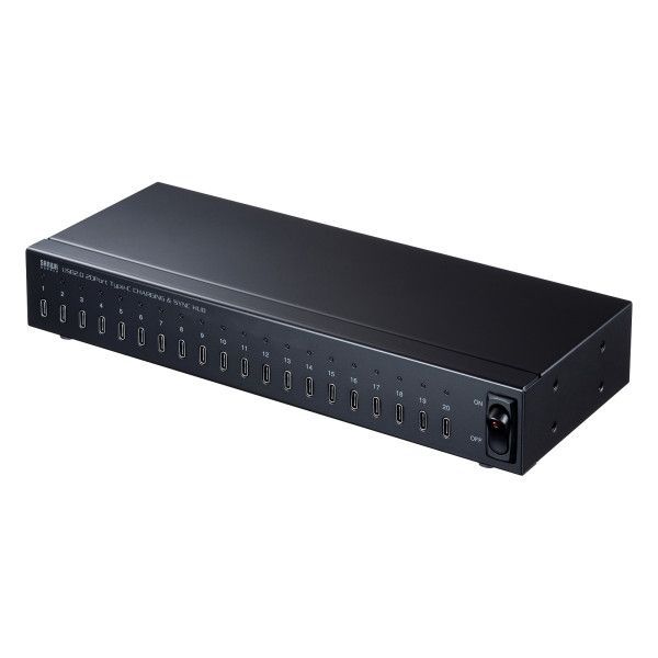 7営業日以内発送 サンワサプライ USB-2THCS20N USB2．0 Type－C 20ポートハブ USB2THCS20N 沖縄離島販売不可