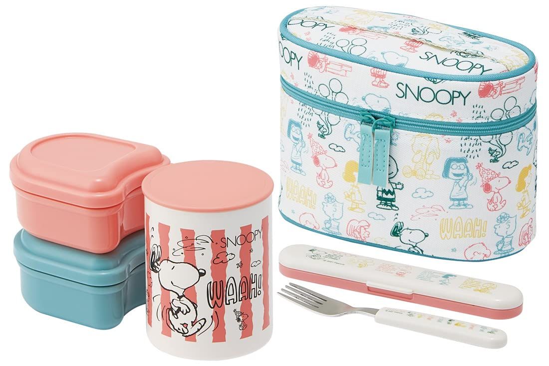【特価商品】KCLJC6AG-A 560ml オーサム!! スヌーピー ランチジャー 保温弁当箱 抗菌 (skater) スケーター
