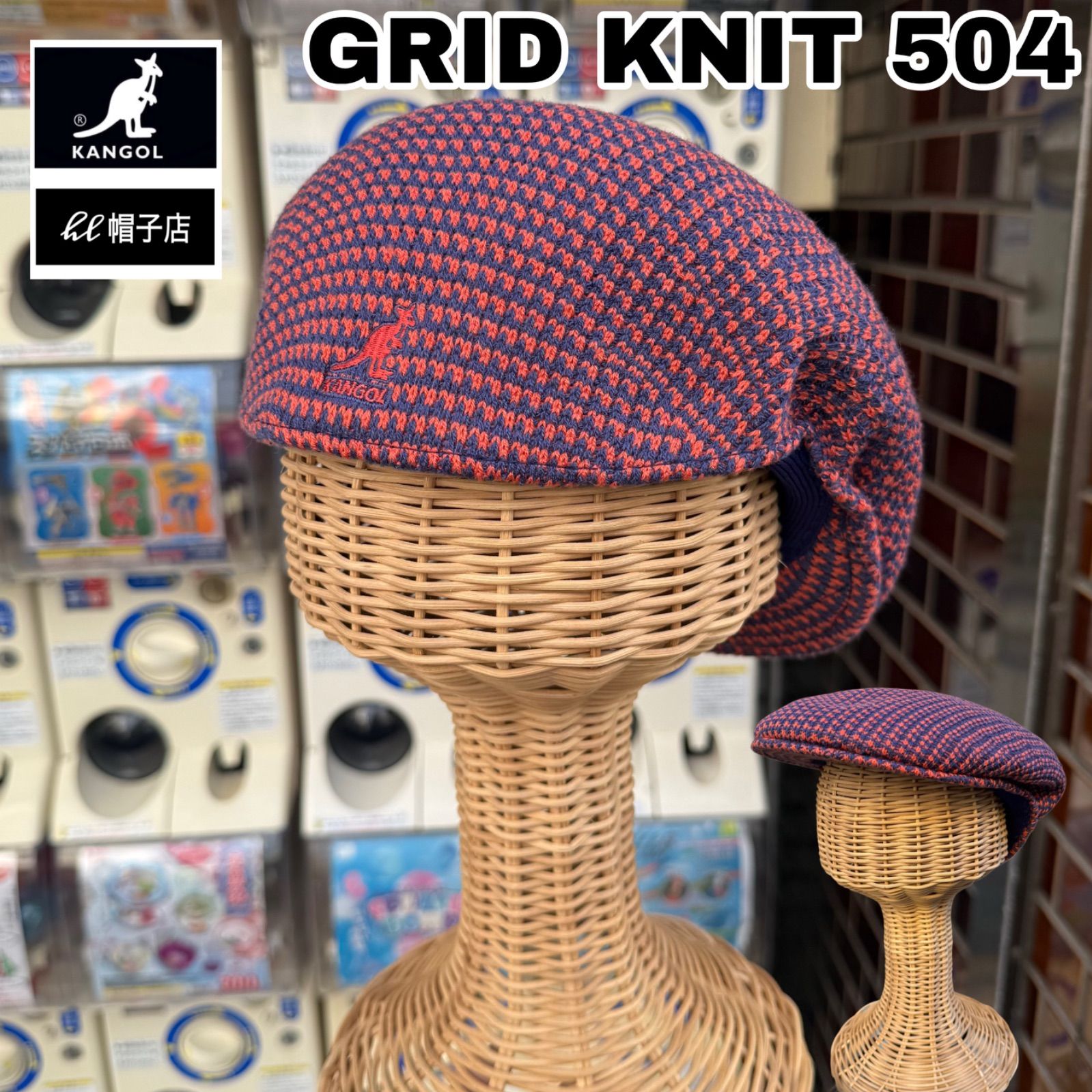 KANGOL 人気定番504 格子柄 ハンチング サイズ展開あり