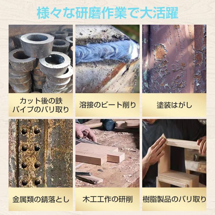 エアーベルトサンダー 10mm 角度調整 替えベルト3本付き 錆落とし 研削 研磨 エアー工具 加工 仕上げ 作業 DIY sg040 - メルカリ