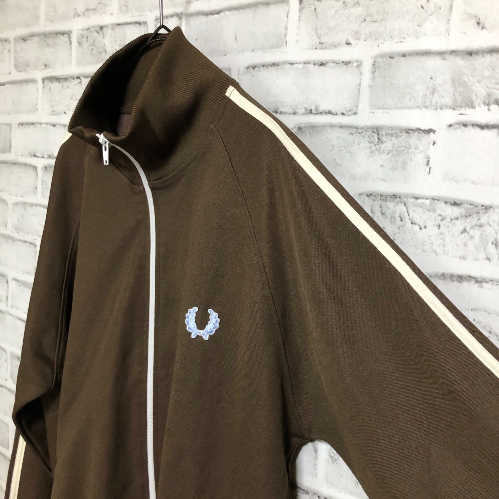 90s⭐️Fred Perry トラックジャケット/ジャージ L 刺繍月桂樹 vintage 