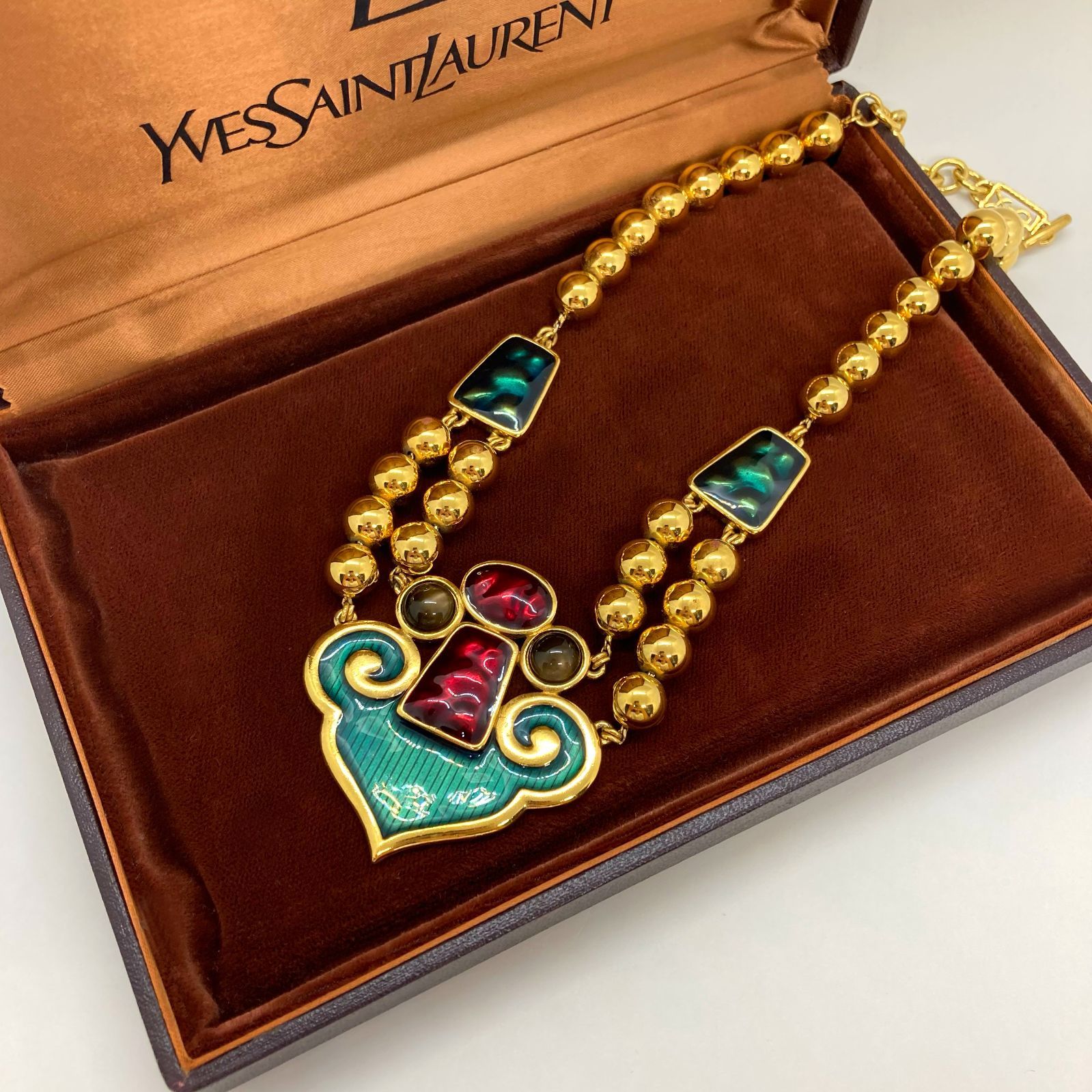 極美品】イブサンローラン YVES SAINT LAURENT YSL ビンテージ 