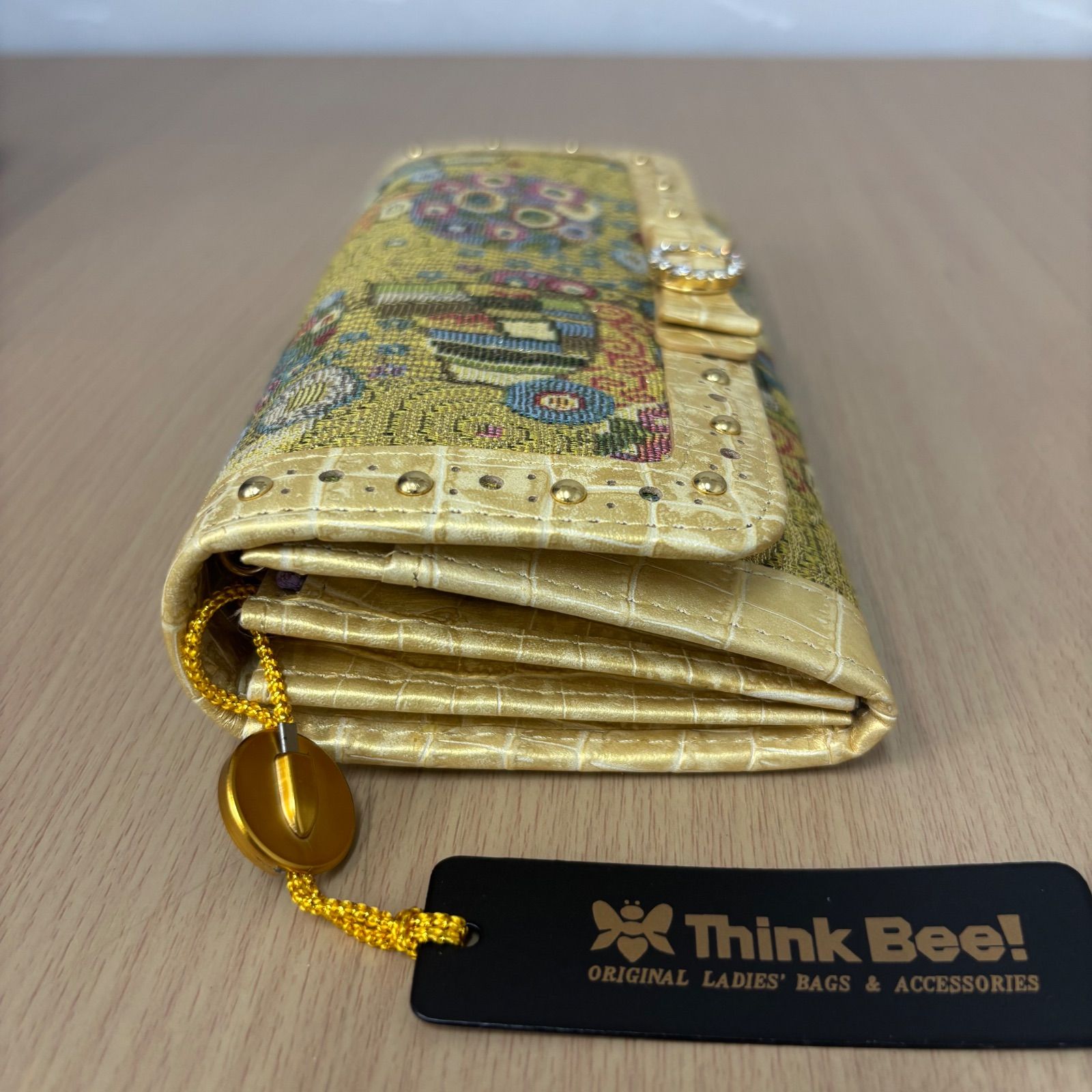 ▪️【未使用保管品】Think Bee! シンクビー 長財布 ゴールデン