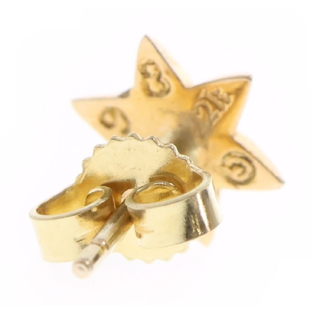 CHROME HEARTS (クロムハーツ) 22K CO STAR DIA スタースタッドピアス