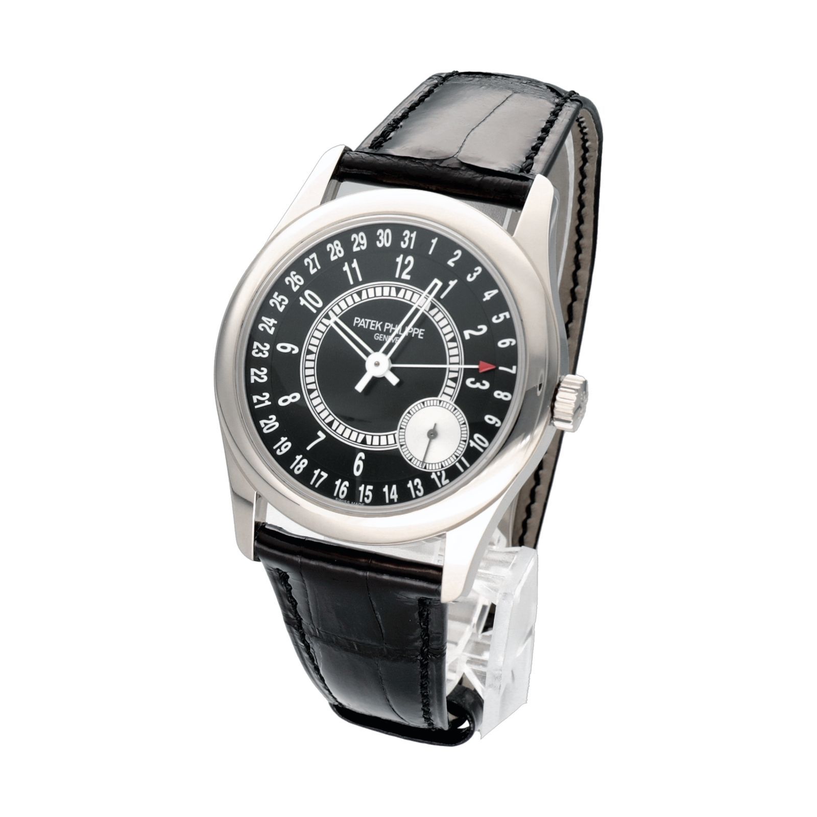 中古A】 パテック フィリップ 時計 カラトラバ 6006G-001 ブラック文字 