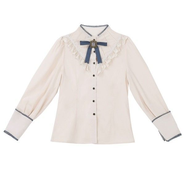 レディース ブラウス ロングスカート イギリス風 長袖 春 秋 学生風 Aライン ハイウエスト 上品 リボン コスチューム 衣装 かわいい 日常着 通学 通勤 お出かけ 仮装 パーティ イベント 小さいサイズ 大きいサイズ ブルー WWW_TRAVELLANDINDIA_COM