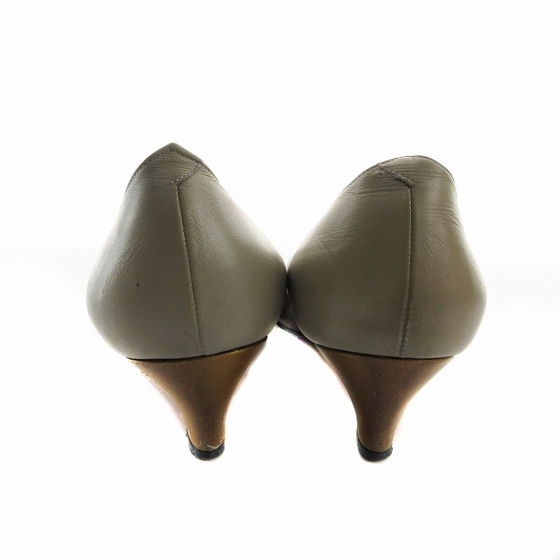 フランソワヴィヨン FRANCOIS VILLON パンプス レザー 24.5cm