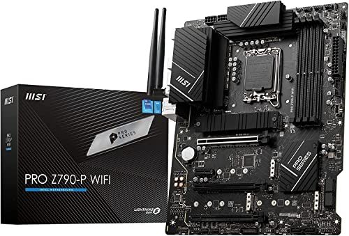 MSIマザーボード PRO Z790-P WIFI DDR5 第14|13|12世代CPU LGA1700 対応 ATX 拡張ヒートシンクM.2 Shield Frozr Intel Z790搭載 MB5917