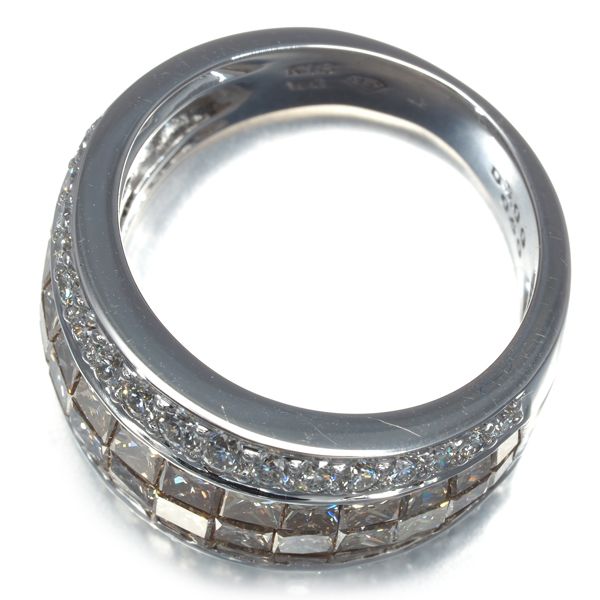 レ・エッセンシャル リング ブラウン&クリア ダイヤ ダイヤモンド 3.60  