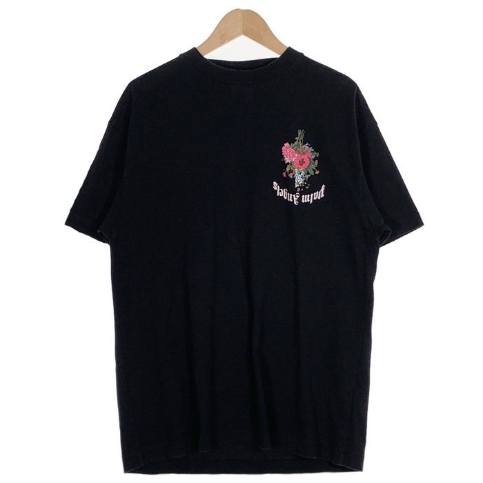 Palm Angels パームエンジェルス Flowers Tee フラワープリント Tシャツ ブラック PMAA001E19413027 Size L