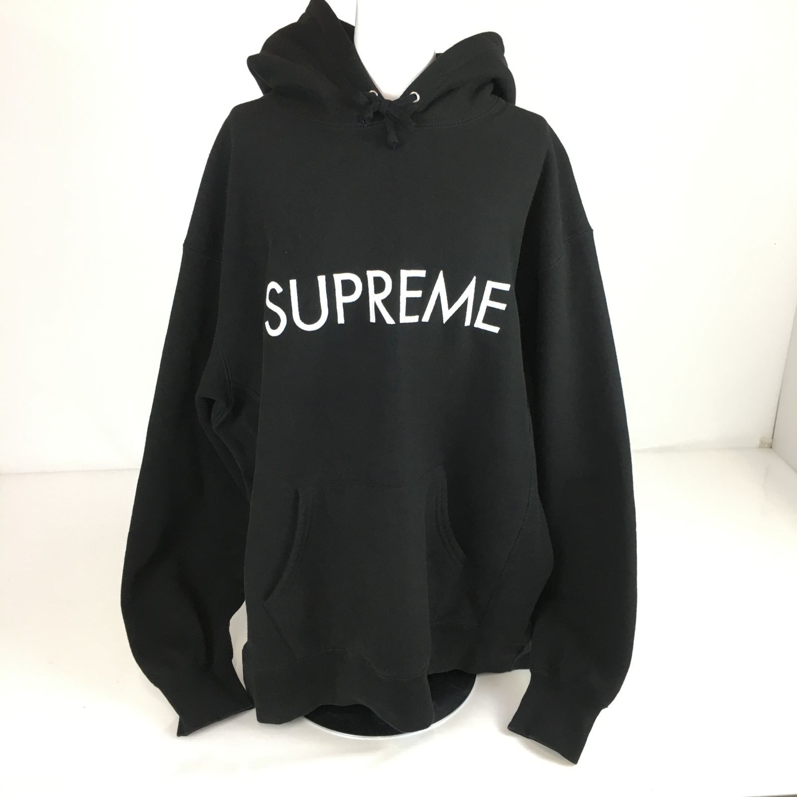 Supreme シュプリーム Capital Hooded Sweatshirt 22AW ブラック