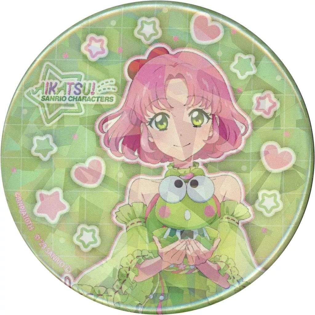 中古】バッジ・ビンズ 北大路さくら×けろけろけろっぴ 「アイカツ