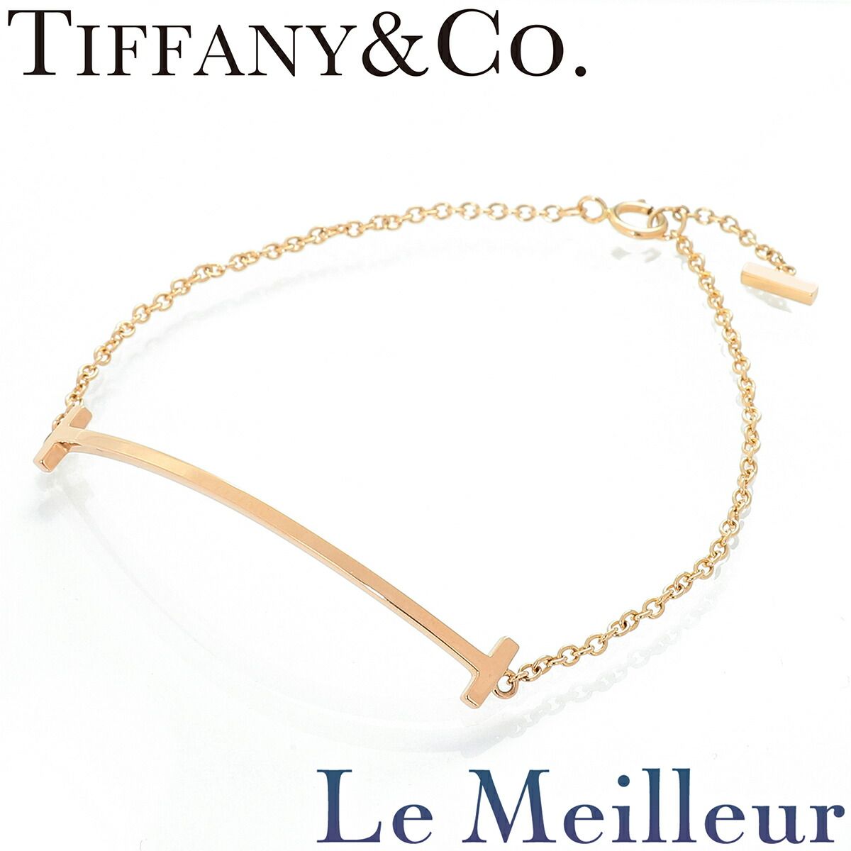 ティファニー T スマイル ブレスレット K18 TIFFANY&Co. 中古 