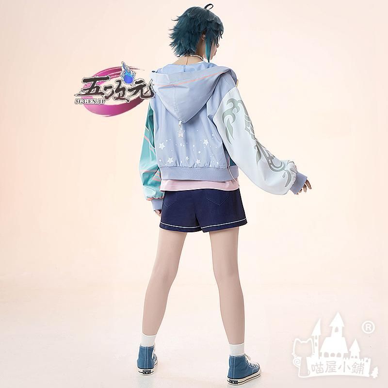 ハロウィン 猫屋小舗 原神 コスプレ ショウ 異色袖 派生服 同人服 ウィッグ 追加可 BJ0930ML03 ハロウィン