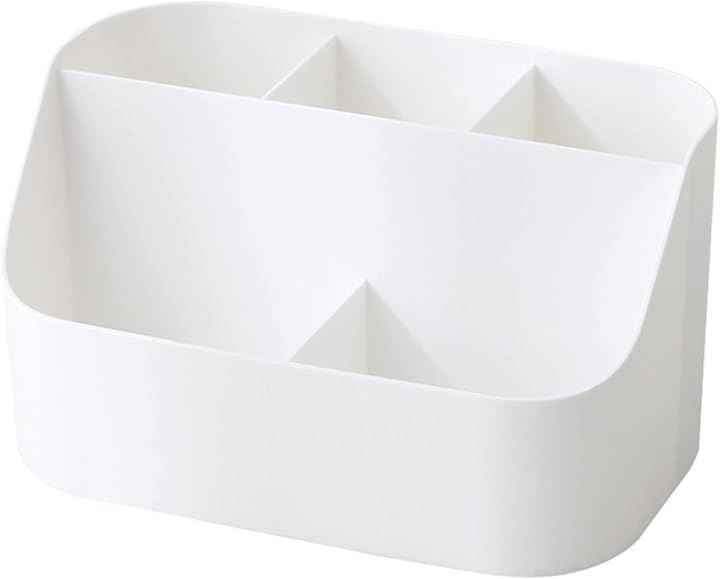 Thumbnail of Crystal Craft Remote Control Rack, Small Item Organizer, Stylish Desktop Storage, Simple Design White (White)