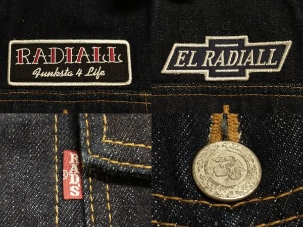 RADHIALL ラディアル DENIM JACKET デニムジャケット Gジャン