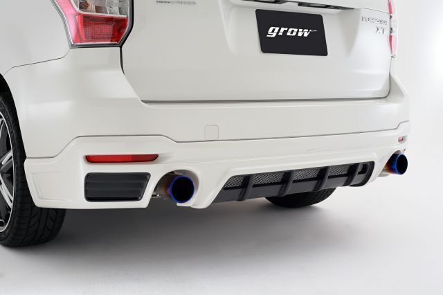 ｇｒｏｗ ＲＵ１〜４ ヴェゼル チタンマフラーカッター真円カール９０Φ BRIGHTFACE_UK