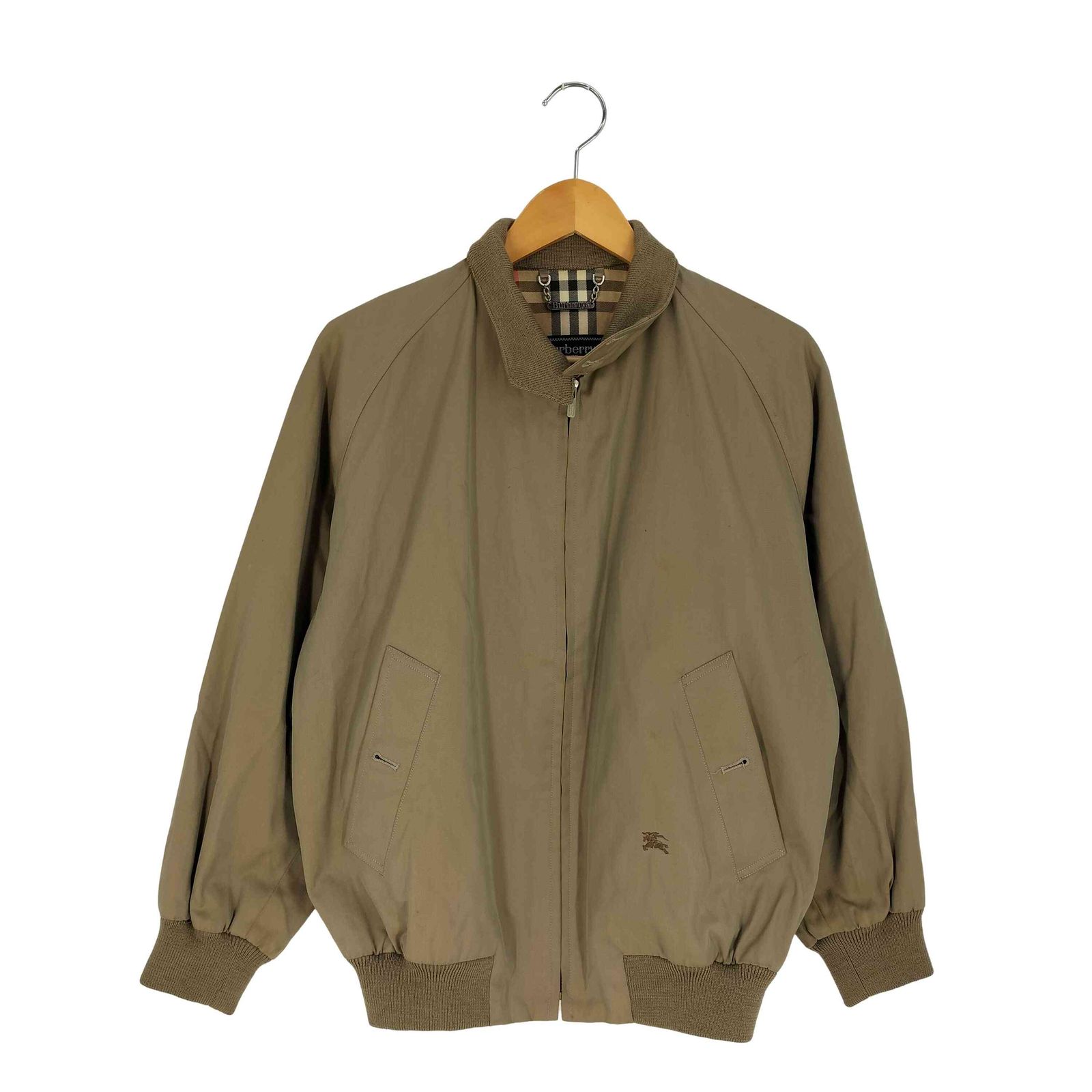 バーバリー‼︎スイングトップ ハリントンジャケット ノバチェック ジップ 刺繍 バーバリー‼︎スイングトップ ハリントンジャケット ノバ