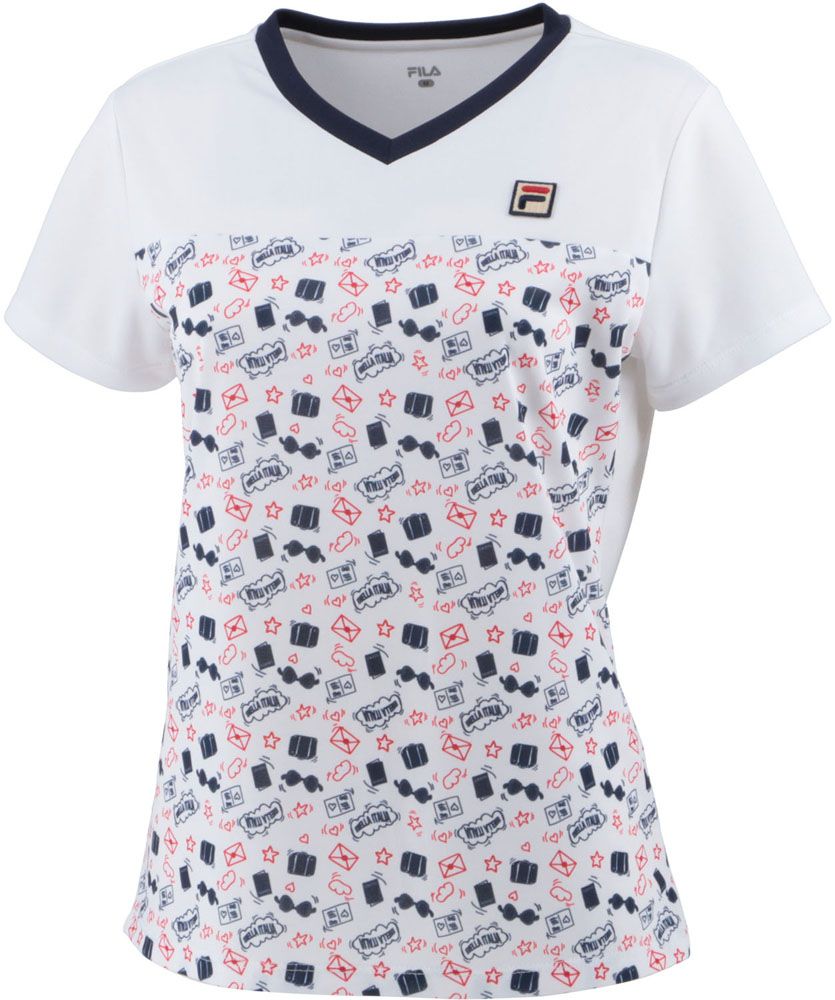 フィラ FILA テニス ゲームシャツ VL2633 20 フィラネイビー