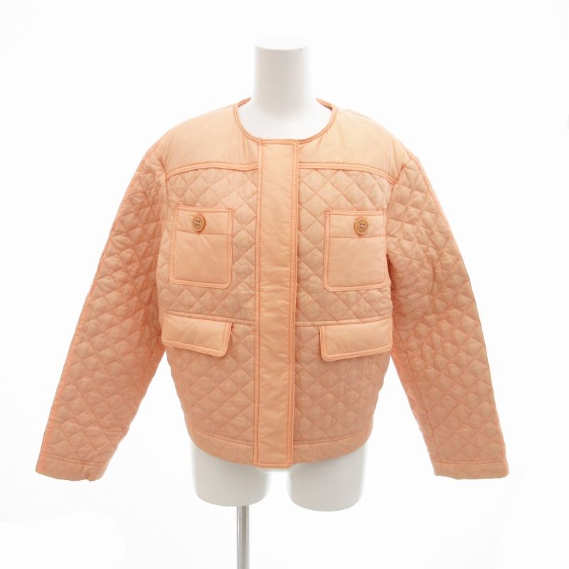 BURBERRY ピンク キルティングジャケットブルゾン