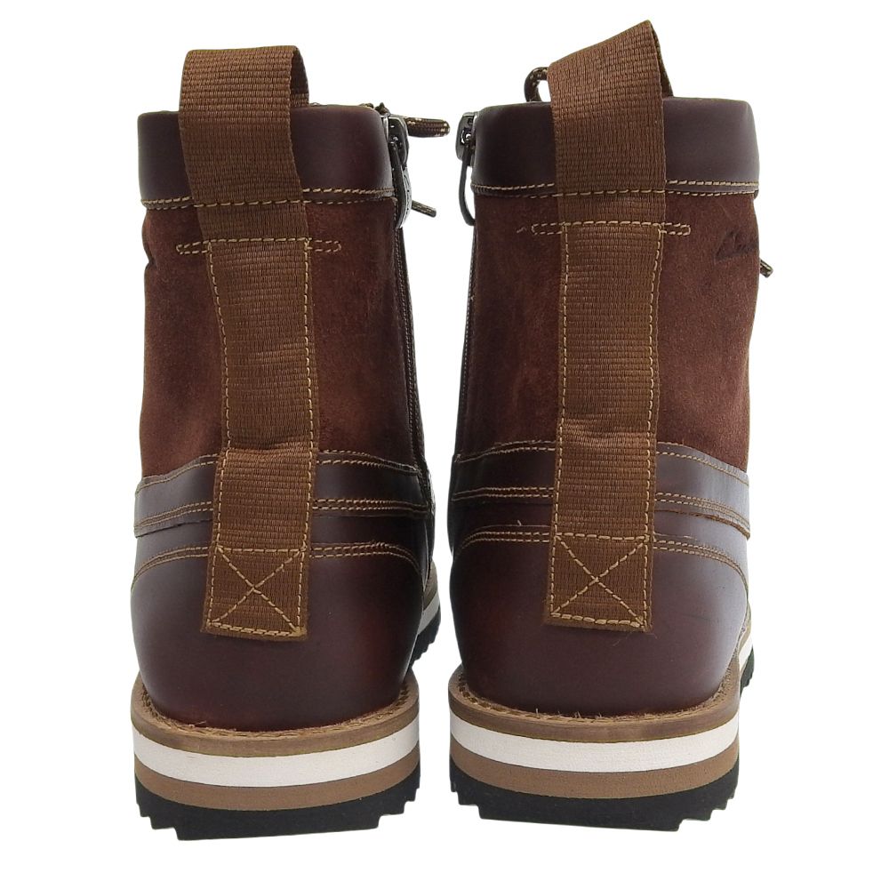 【人気新作】 Clarks クラークス ダーストンハイ ブリティッシュタンレザー ブーツ シューズ メンズ ブラウン 7G 7G UK 洗練