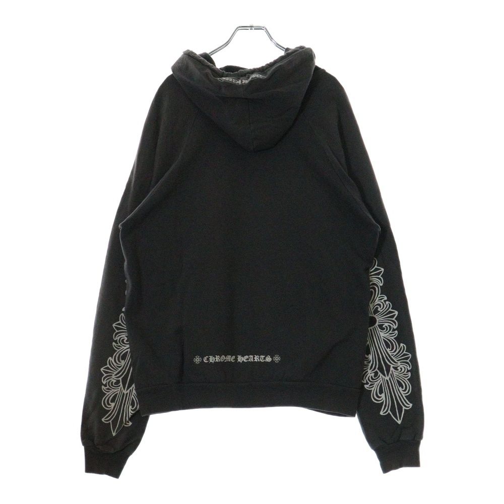 【CHROME HEARTS】ダガー フローラル ロンT ネイビー DAGGER クロムハーツダガーTシャツパーカーロンT