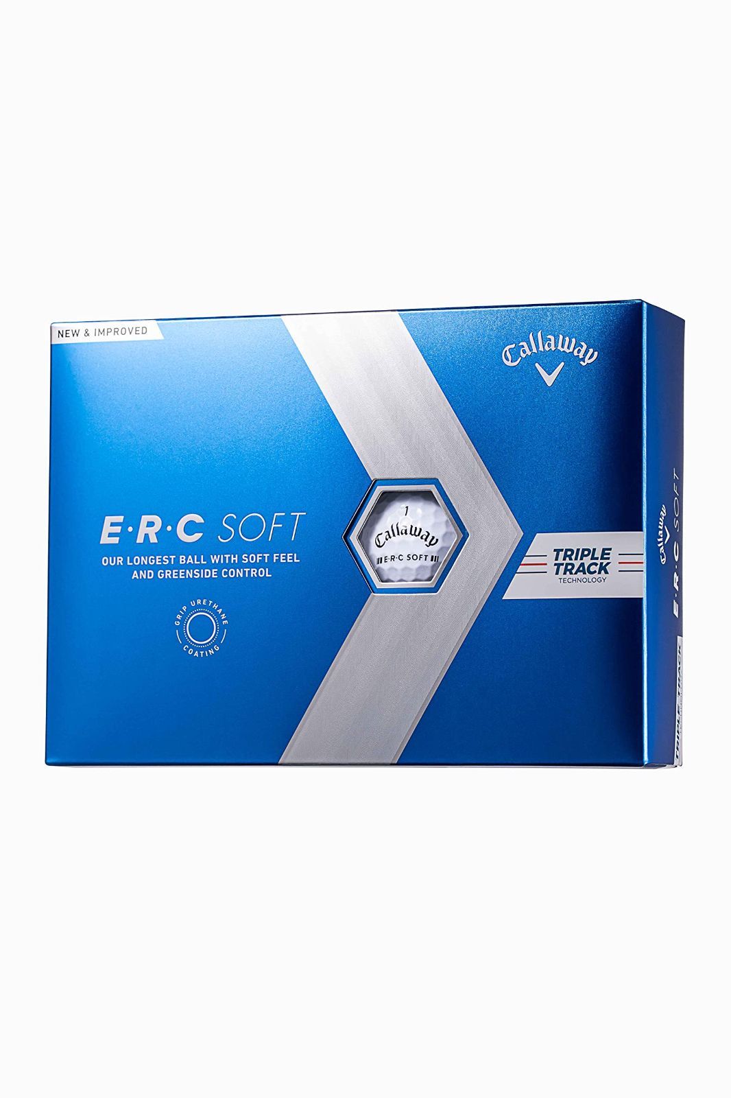 【新着商品】ERC ゴルフボール SOFT 23 TRPL キャロウェイ(Callaway) TRK 1ダース(12個入り) 3ピース構造