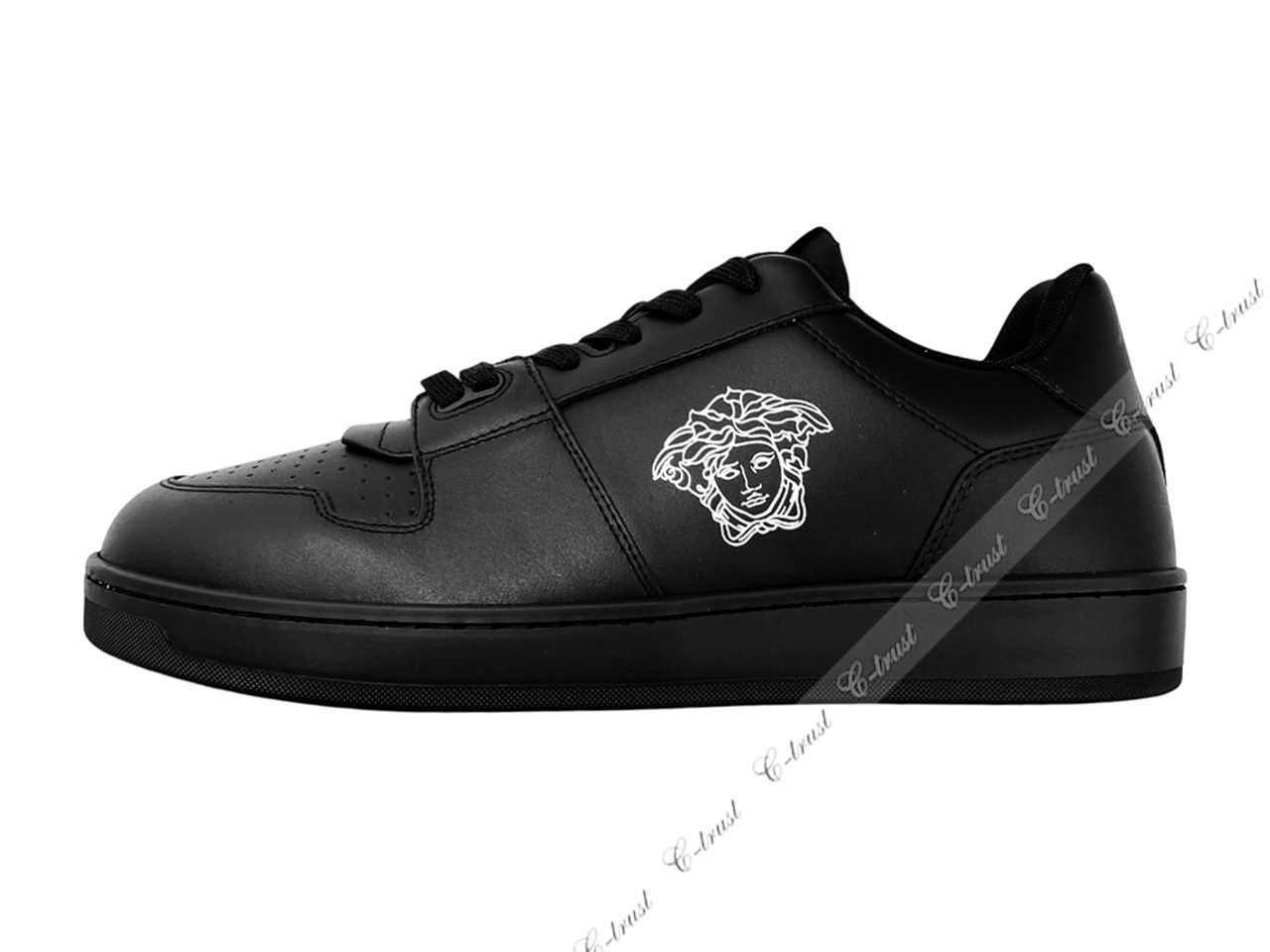 VERSACE メデューサ ブーツ ロゴ ブラック スニーカー Versace Mercury M_VS_02 Sneakers Black | VERSACE US