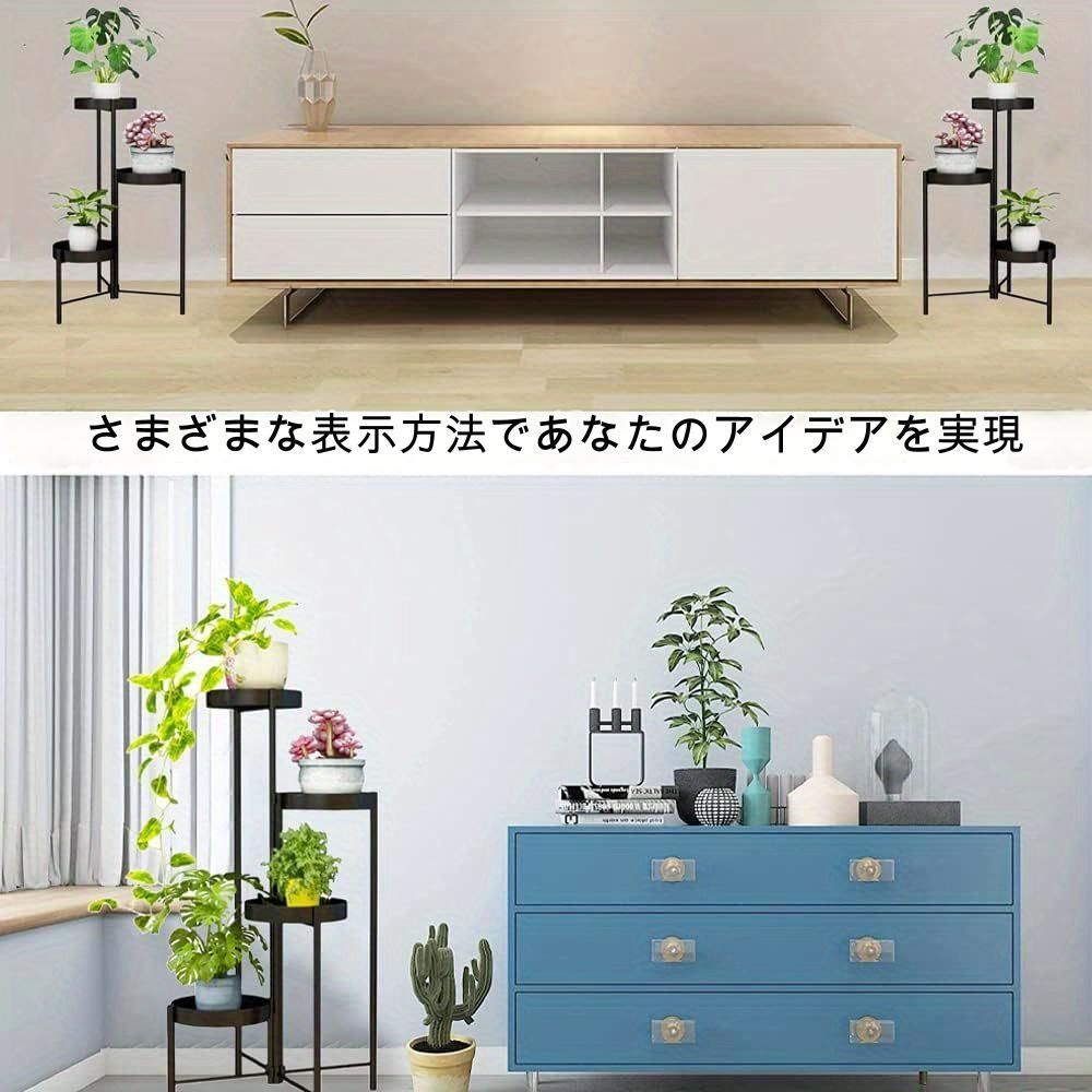 コーナータイプの棚 錆びにくい花瓶ホルダー