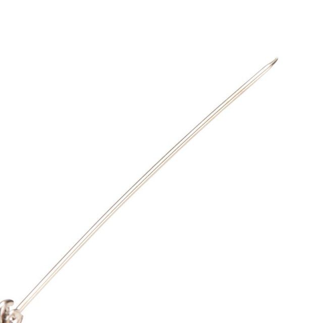 中古 ロエベ ブローチ アナグラム シルバー アクセサリー AB