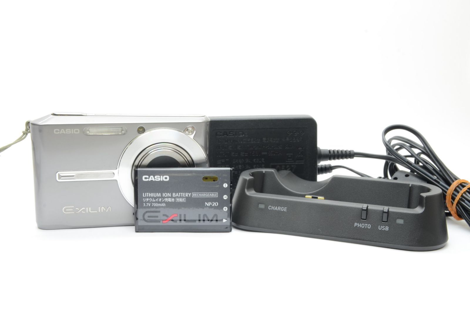 カシオ CASIO EXILIM EX-S500 シルバー コンパクトデジタル