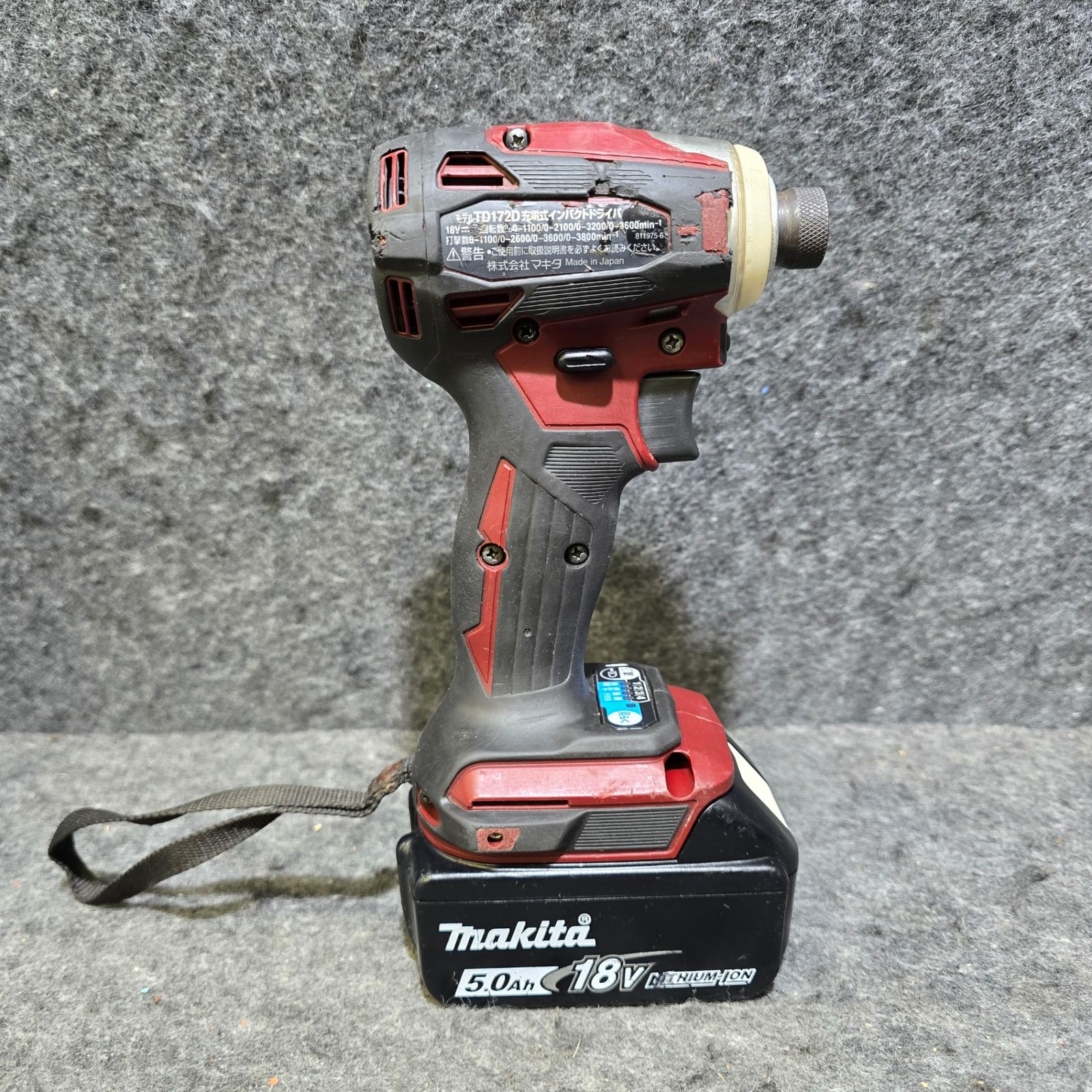 中古品・バッテリ付き！】マキタ(makita) コードレスインパクト 