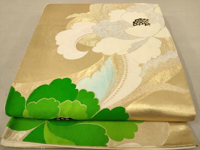 正絹 袋帯 六通柄 ヨーロピアン唐草図案 ホワイト地 極上 逸品 未使用品 楽天市場】六通柄 袋帯の通販
