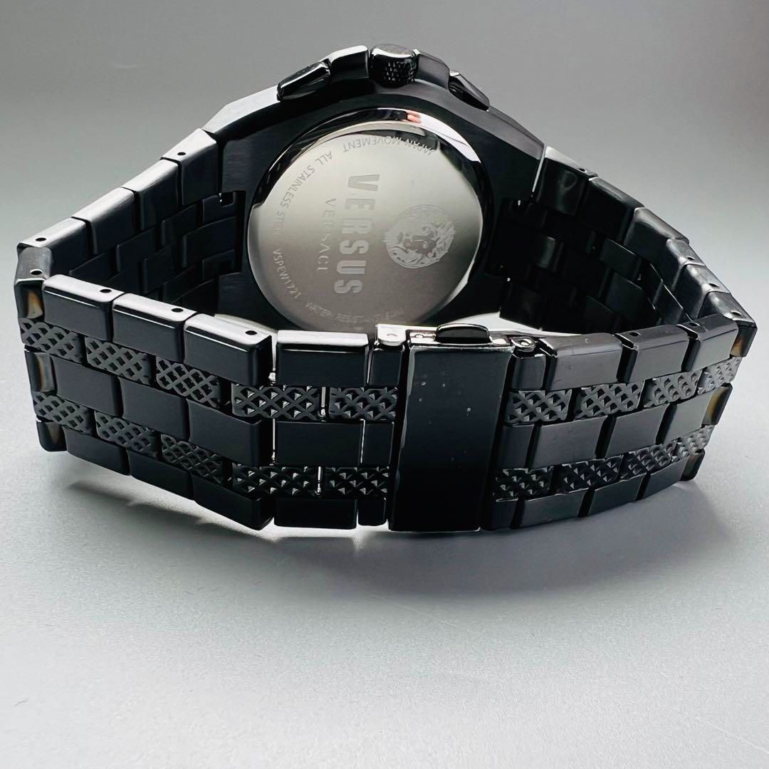 ヴェルサス ヴェルサーチ メンズ 腕時計 ブラック ケース付属 新品