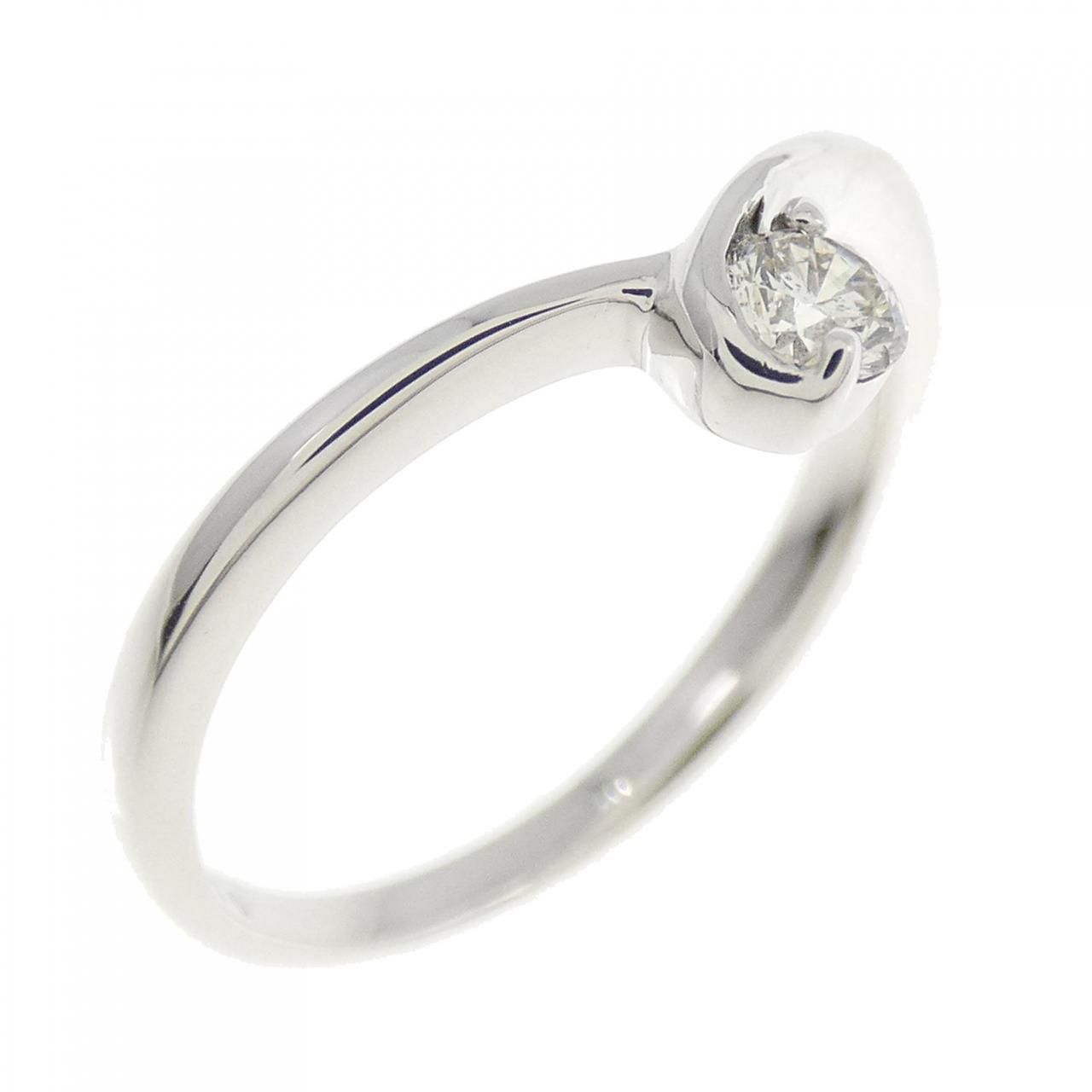 K14WG ダイヤモンドリング White Gold Diamond ring』K14WG