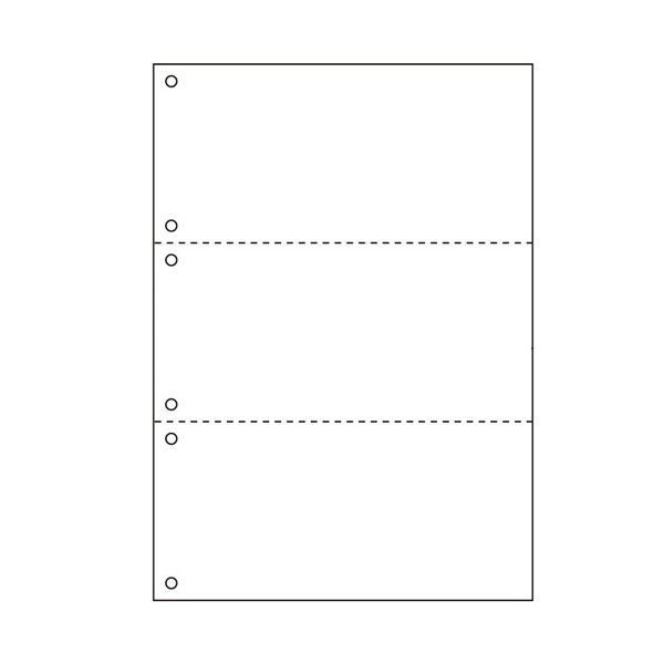 43％割引 （まとめ）ヒサゴ マルチプリンタ帳票 撥水紙 A4 白紙 3面 6