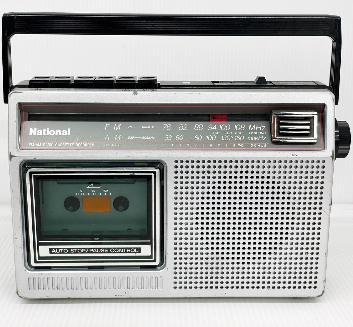 National ナショナル RX-A11 FM⁄AMラジオカセット ラジカセ 昭和レトロ