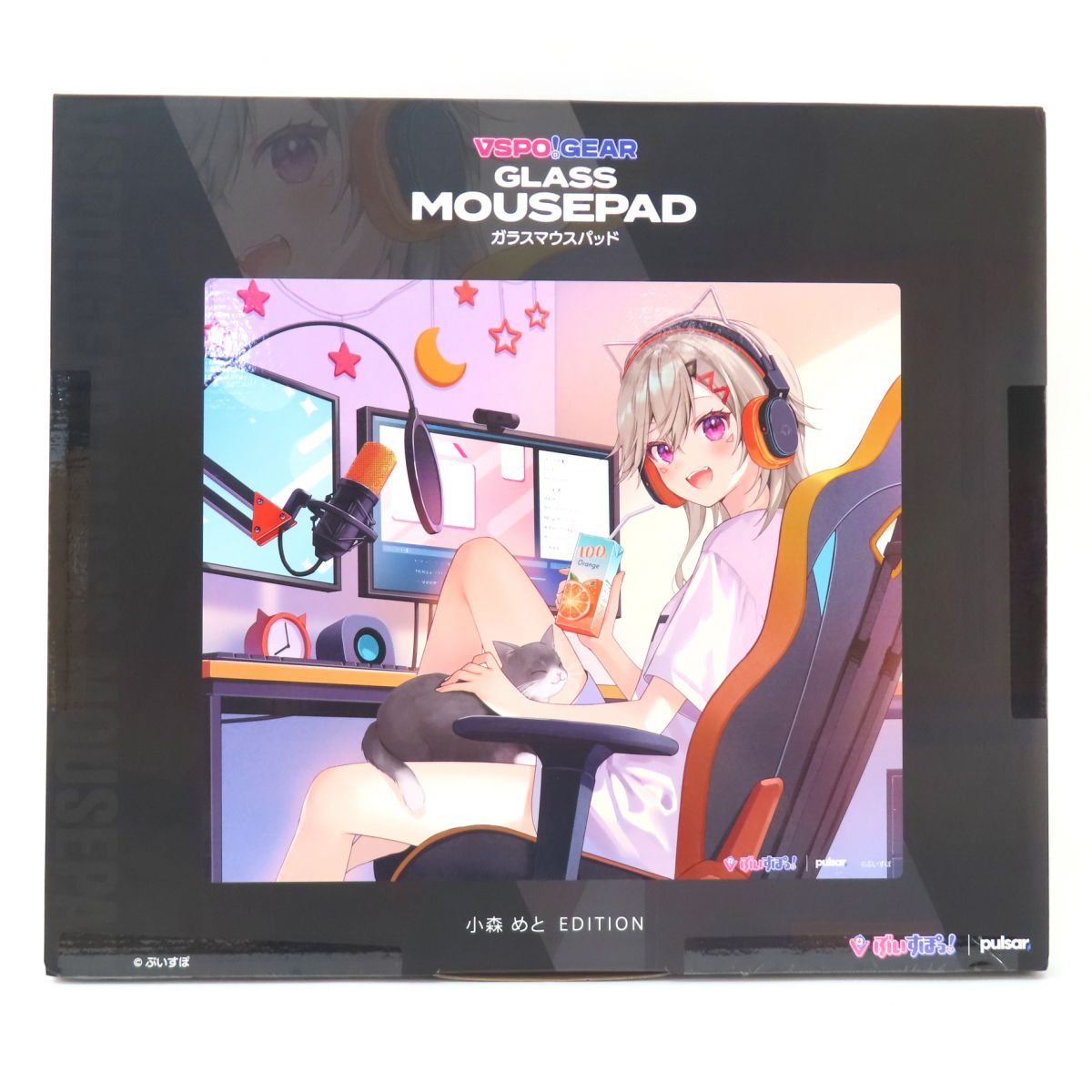未開封 VSPO! GEAR ぶいすぽっ ガラスマウスパッド 小森めと EDITION