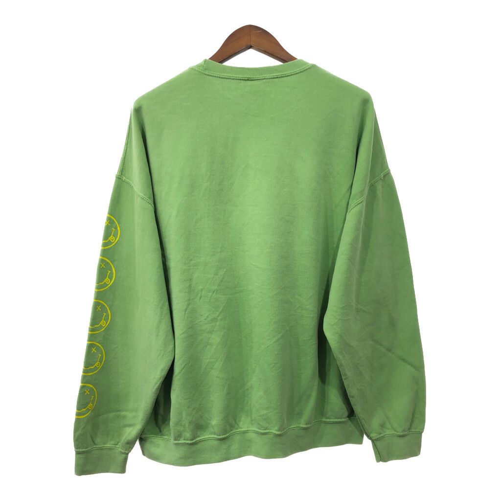 NIRVANA ニルヴァーナ スウェット グリーン 古着 楽天市場】NIRVANA ニルヴァーナ スウェット クルーネック 袖