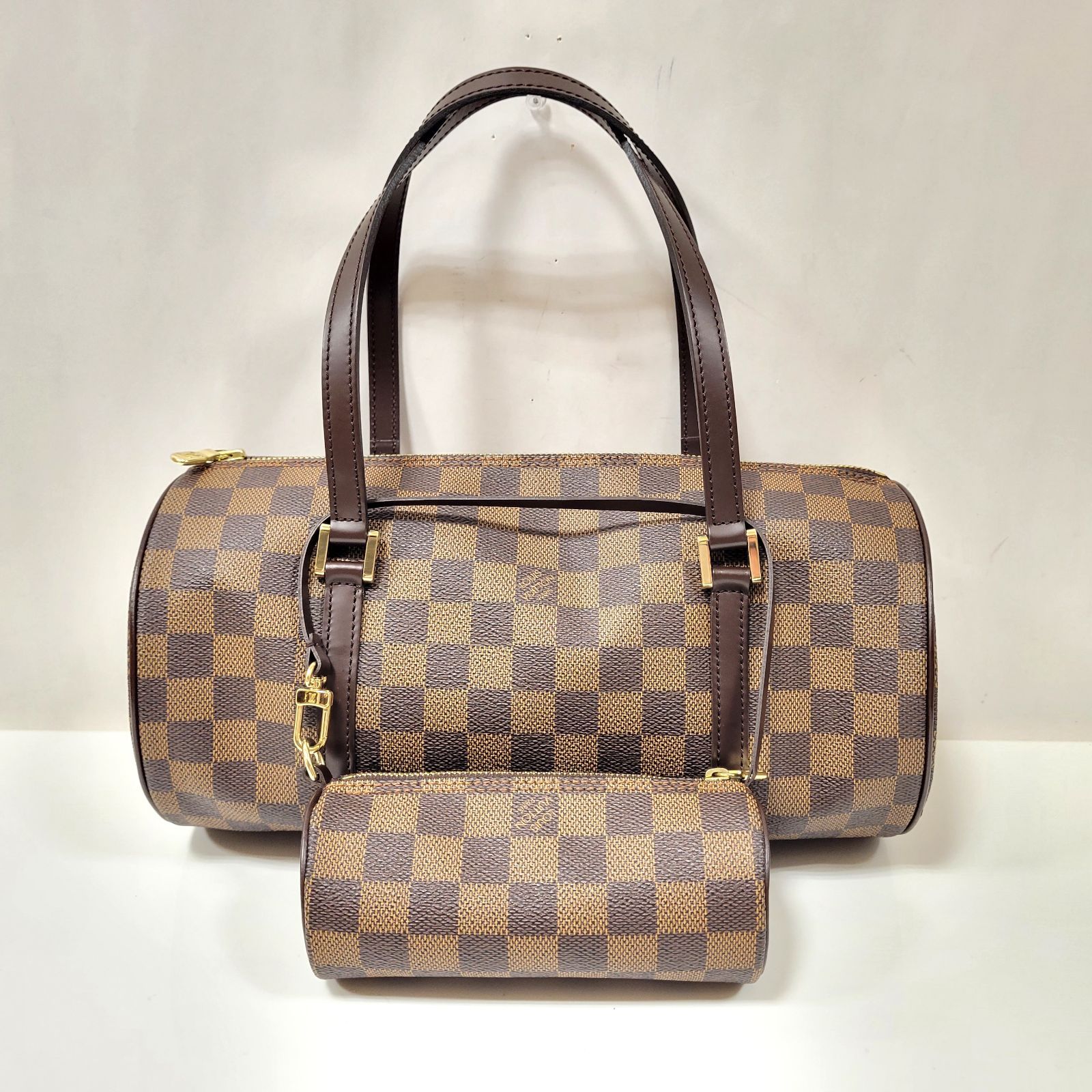 LOUIS VUITTON ルイヴィトン ダミエ パピヨン30 N51303 ショルダーバッグ ポーチ付き 中古 004008 - メルカリ