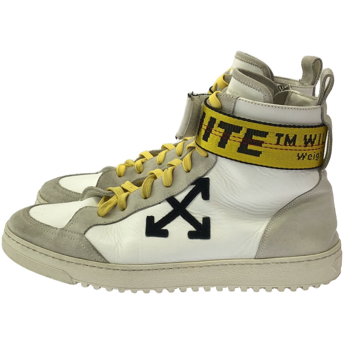 OFF-WHITE オフホワイト ハイカットベルテッドスニーカー