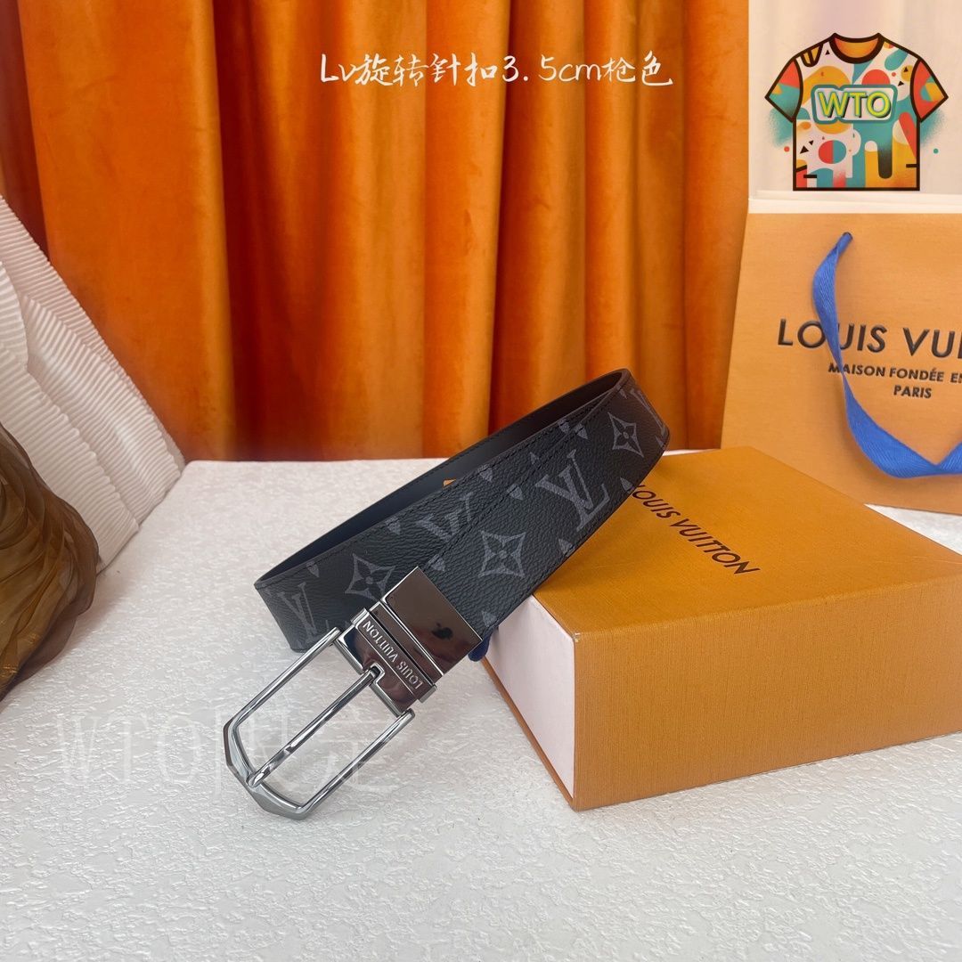 今日特価】Louis Vuitton ルイヴィトン レザーベルト-3 - メルカリ