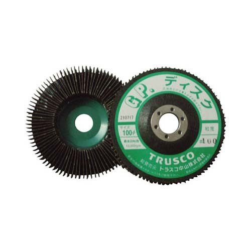 【新品・2営業日で発送】TRUSCO トラスコ中山 ＴＲＵＳＣＯ　ＧＰディスクホイール　垂直植え　１００&Phi;　５枚入　４００＃ GP100 1150405